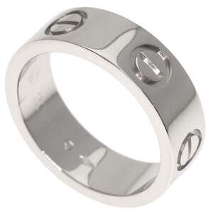 CARTIER Silver Love Ring #47